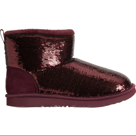 UGG Mini Classic sequin Mirror Ball Boots - Picture 2 of 7